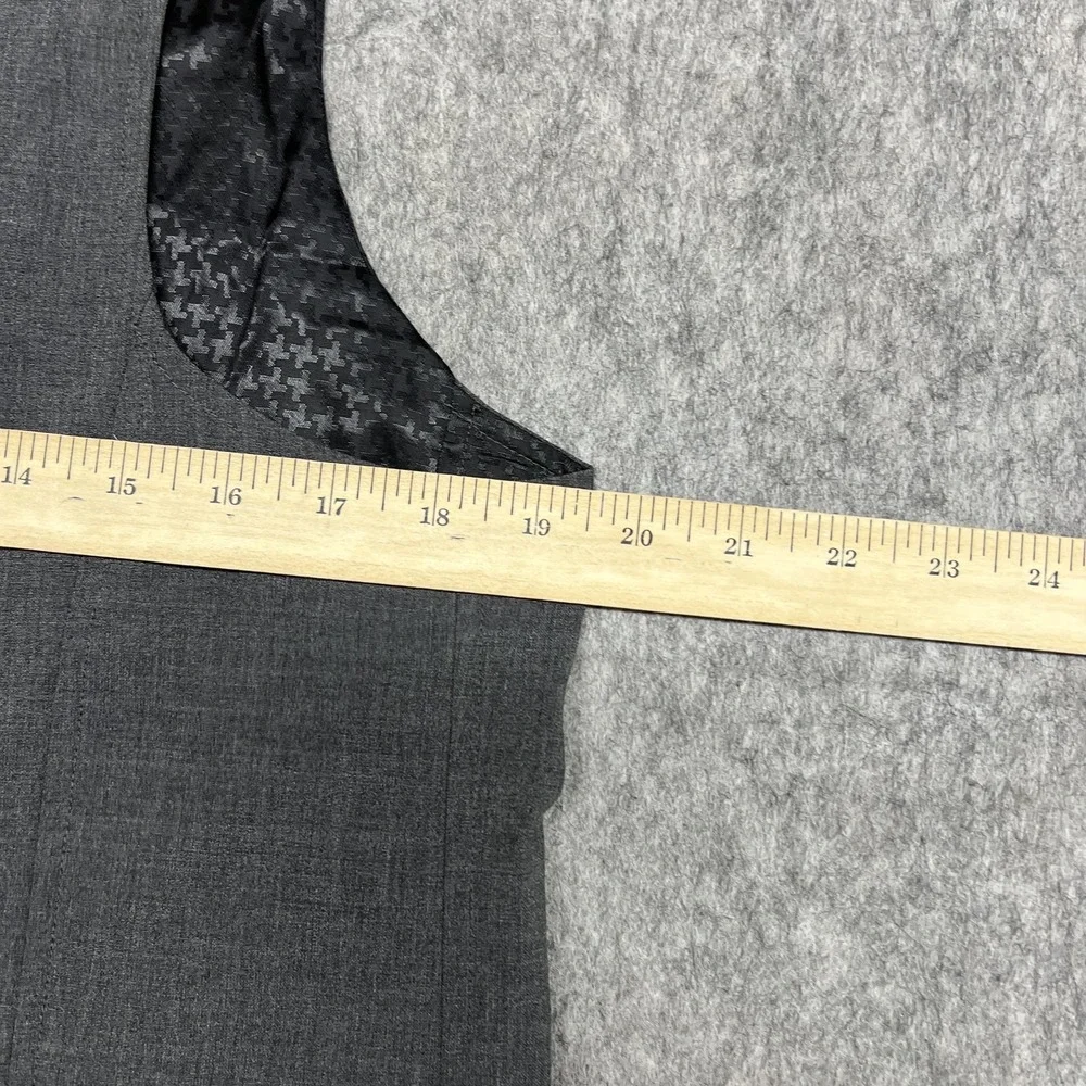 John Varvatos USA Suit Vest Mens Small Gray Wool Blend Formal Dress Wedding‎